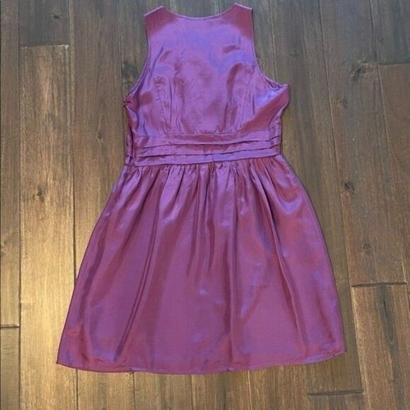 Forever 21 Purple Ruffle Fit and Flare Dress S - Picture 5 of 6
